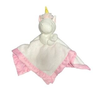 Carter's‎ Baby Security Blanket Unicorn White Pink Infant Lovey Girls
